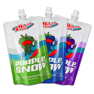 High Quality Customized Plastic Food Grade Laminated Spout <b>Pouch</b> Bags Juice <b>Drink</b> Food Packaging Bag - Product Image 1