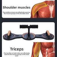 Equipo de Fitness Plegable Transfronterizo para Ejercicios en Casa: Soporte Plano para Flexiones, Entrenamiento de Pecho y Abdomen, y Reducción de Grasa
