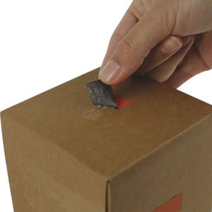 Opaque Blackout Labels Orange Blank Direct Thermal Label 35x15mm/40x25mm Customized Size with Permanent Adhesive - Product Image 6