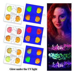 Shinein Profesional Agua Activada Resplandor Uv Neón <span class=keywords><strong>Pintura</strong></span> Fluorescente Halloween Split Cake <span class=keywords><strong>Pintura</strong></span> Facial - Product Image 5