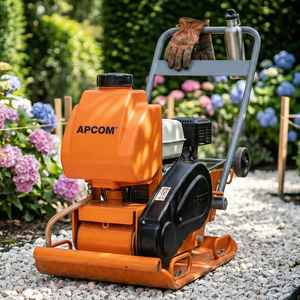 Factory Direct 60kg <b>Mini</b> Portable Walk Behind Electric Motor Driveway Gravel Asphalt Patching Small Vibratory Plate Compactor - Product Image 1