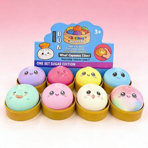Jouet de bureau extensible en forme de boulette géante scintillante, boulettes colorées anti-stress, jouet sensoriel fidget, jouet squishy en forme de boulette - Product Image 5