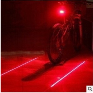 Luz Trasera Láser para Bicicleta de Montaña, 5 LED, 7 Modos de Destello, Luz Trasera para Bicicleta - Product Image 2