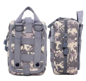Trousse de premiers soins professionnelle 47-en-1 pour équipement de survie d'urgence <span class=keywords><strong>avec</strong></span> lampe de poche SOS et pochette Molle noire pour le <span class=keywords><strong>voyage</strong></span> - Product Image 5