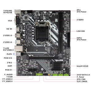 Carte mère Esonic H510 <span class=keywords><strong>LGA</strong></span> 1200 pour PC de bureau, carte mère DDR4 DIMM pour Intel 10e et 11e génération, vente en gros - Product Image 2