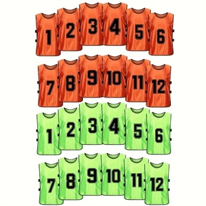 Aanpasbare Goedkope Training Slabbetjes Omkeerbare Voetbalvesten Voor Sport-Voor Basketbal En Voetbal Training Kwaliteit Mesh Slijtage - Product Image 2