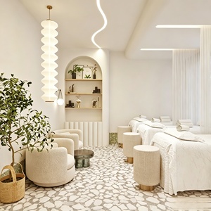 Custom Luxury Spa Beauty Salon station Interior Design Beauty Massage Shop Furniture Full Room Store decoration Renovation - Product Image 4