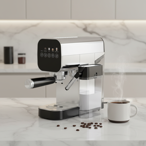 Máquina de <span class=keywords><strong>Espresso</strong></span> Totalmente Automática con Espumador de Leche, Crea Latte, Presión de 20 Bares, Control Táctil Inteligente, Todo en Uno para Uso Doméstico - Product Image 3
