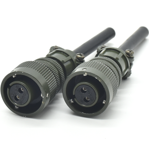 สายเชื่อมซ็อกเก็ตปลั๊กอุตสาหกรรม2เส้น Connector12S-3วงกลม5015ขั้วต่อกันน้ำ IP67 - Product Image 2