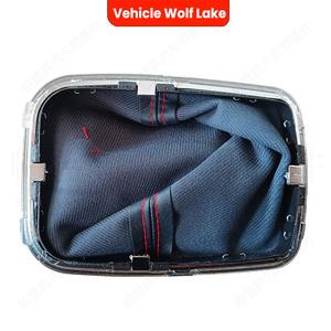 Housse anti-poussière en cuir pour pommeau de levier de vitesse de voiture Vehicle Wolf Lake, pour Vw Golf 4 5 vitesses, lavable - Product Image 1