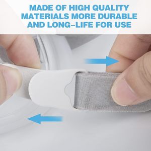 Clips Magnéticos para Máscara y Arnés de CPAP de Desconexión Rápida para Resmeds AirFit <span class=keywords><strong>F20</strong></span>/F30/N20 AirTouch <span class=keywords><strong>F20</strong></span>/F30/N20 (Paquete de 2, Blanco y Azul) - Product Image 3