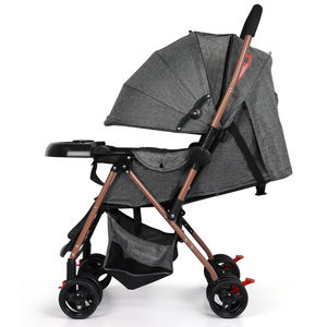 Cochecito de Bebé Ligero y <span class=keywords><strong>Compacto</strong></span> de Dos Vías, Plegable Tipo Paraguas con <span class=keywords><strong>Carrito</strong></span> Metálico para Recién Nacidos, Venta al Por Mayor - Product Image 4