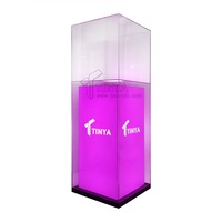 LED Hinterleuchtete Mode-Design-Messe Stand Kunststoff-Acryl-Box Schmuck-Promotion-Schauvitrine Museums-Sockel Präsentationsvitrine für Messen