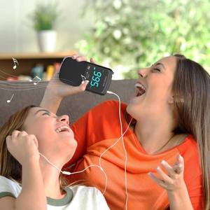 Factory 800mAh Portable Radio AM FM 64.0-108.0MHz <b>LED</b> Digital Display 90g ABS Plastic Emergency Pocket Radio with USB Power - Product Image 5