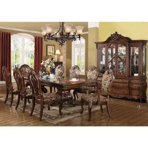 French provincial dining room sets classic luxury wooden dining room set american furniture WA188
