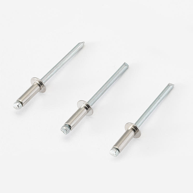 SEMISTEEL BREAK MANDREL RIVETS GB12618 in 304/316 stainless steel