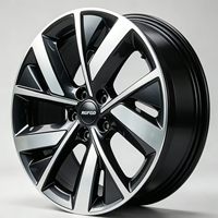 1 pièce Jante en alliage forgé 15 à 26 pouces Gris anthracite finition usinée 5 trous pour voiture Y000