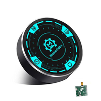 Layar Sentuh AMOLED Bulat 1.5 Inci 466x466 ESP32-S3 dengan Tombol Putar, Modul Pintar Arduino LVGL WIFI BLe Uart