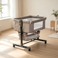 Lit à bascule multifonctionnel Lemoon C968, berceau de chevet, lit à bascule pour bébé, berceau et lit d'enfant, produits de qualité pour poussettes