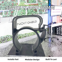Abrazadera para Estructura de Escenario de 50 mm, Plegable, Portátil, Diseño Modular, Cable de Plástico con Instalación Rápida, Color Negro, Capacidad de Carga de 2 kg