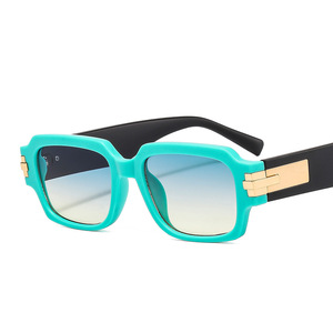 Nouvelles lunettes de soleil de personnalité Street Shot rétro littéraire petit cadre moderne carré lunettes de soleil <span class=keywords><strong>2022</strong></span> lunettes de soleil pour hommes femmes - Product Image 4