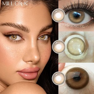 Nouvelle Série de Lentilles de <span class=keywords><strong>Contact</strong></span> Souples HEMA à Trois Tons, 40% d'Humidité, Effet d'Élargissement, Aspect Naturel, Vente en Gros - Product Image 3