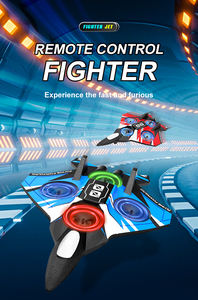 โดรนเครื่องบินรบบังคับวิทยุ TOAI 6 ช่องสัญญาณ พร้อมไฟ LED หมุนได้ 360 องศา กล้องคู่ ดีไซน์พับได้ ระบบไจโร 6 แกน มอเตอร์ไร้แปรงถ่าน 2.4G - Product Image 2