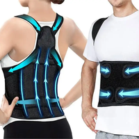 Ceinture de soutien dorsal intégral respirante en tissu mesh, tendance, à double sangle, pour un soulagement doux de la pression, idéale pour un usage quotidien