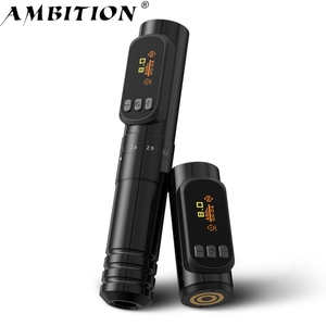 <span class=keywords><strong>Ambition</strong></span> V1mini 2,0-3,5mm Carrera ajustable Máquina de pluma de tatuaje de maquillaje permanente inalámbrica para delineador de cejas Labio con 2 baterías - Product Image 1