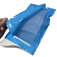 Sac à urines jetable portable d'urgence avec valve et impression en creux pour camping, voiture et voyage