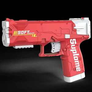 Pistolet à eau manuel Luckykoo pour garçons, jouet d'extérieur pour l'été, haute pression, tir continu, rebond automatique - Product Image 4