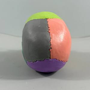 Modèle <span class=keywords><strong>de</strong></span> crâne en PVC coloré, 15 pièces détachables, 1/2 taille, petit modèle <span class=keywords><strong>de</strong></span> squelette - Product Image 4