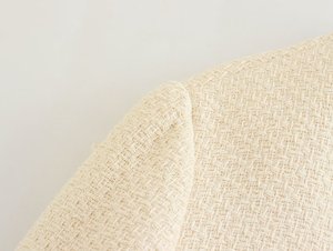 2025 printemps nouvel an Style européen américain blanc col montant <span class=keywords><strong>Blazer</strong></span> avec bouton en métal décoration courte parfum veste - Product Image 5