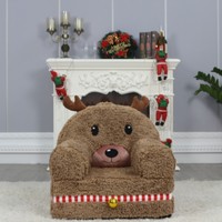 Année moderne Série Lapin Pouf Chaise Enfants Style De Pâques Forme De Lapin Doux Confortable Fauteuil Pour Enfants Mousse Remplissage Canapé