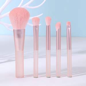 New 5pcs Mini Synthetic Hair Powder Brush Eyeshadow Nose Shadow Face Professional Makeup Brush <strong>Set</strong> With Portable Box - Product Image 6