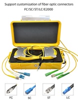 Eliminador de Zona Muerta SC/FC/LC APC/UPC 500M/1KM/2KM/3KM Multimodo OM1 OM2 1310/1550nm OTDR Cable de Lanzamiento en Caja, Bobina de Fibra