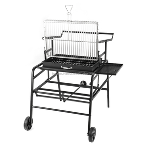 Parrillas Grandes para Barbacoa al Aire Libre, para Jardín, Fiestas, Viajes, Cerveza, Carbón, Camping, con Rejilla Abatible - Product Image 3