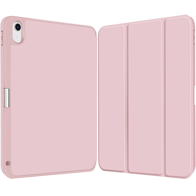 Soft TPU Back Cover Protective Smart Trifold Stand Case for iPad 10 Generation with Pencil Holder 10.9 Inch Case 2022 A16
