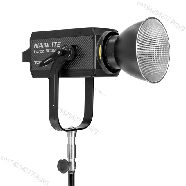 Nanlite Forza 500B II V2.0 Bi-Color LED Light Bowens Mount for DMX RDM TV Broadcast Studio Live Streaming Photography Lights