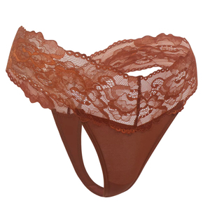 Culottes brodées respirantes chaudes pour femmes, tangas sexy en dentelle, antibactériennes, florales, multicolores, <span class=keywords><strong>lingerie</strong></span> pour femmes - Product Image 5
