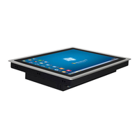 PC industriel 15,6 pouces avec écran tactile capacitif projectif 10 points, indice de protection IP65, processeur Celeron J4125, Windows 10 préinstallé