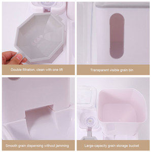 סיטונאי 2.2l קיבולת גדולה מזון מתקן מחמד מזין מים לחיות מחמד - Product Image 6