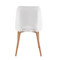 Silla de comedor individual moderna, cristal acrílico, vidrio orgánico, tela para el hogar, asiento individual de refrigeración de retazos, silla de comedor reactiva