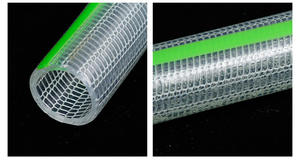 <span class=keywords><strong>Manguera</strong></span> de Jardín de PVC Reforzada con Fibra, <span class=keywords><strong>Manguera</strong></span> de Agua de PVC Resistente para Riego en Exteriores - Product Image 2