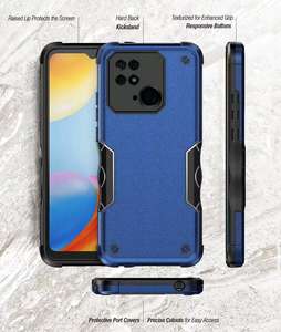 Custodia per telefono cellulare in morbido Tpu Pc doppio strato antigraffio per vari colori <span class=keywords><strong>Cover</strong></span> per telefono <span class=keywords><strong>Redmi</strong></span> <span class=keywords><strong>10C</strong></span> - Product Image 6