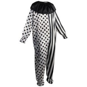 Disfraz de Joker para Cosplay, Disfraz de Halloween y Carnaval Unisex con Rayas y Puntos Blancos y Negros, Talla Adulto - Product Image 2