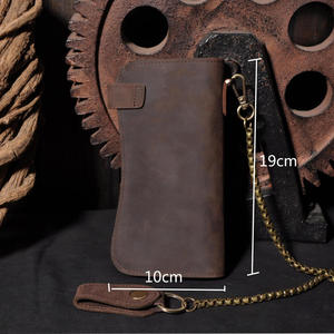 AndoBag Long <b>Wallet</b> Purse for <b>Men</b> Genuine Cow <b>Leather</b> Business Fashion Multifunctional Large Capacity Clutch bag - Product Image 3