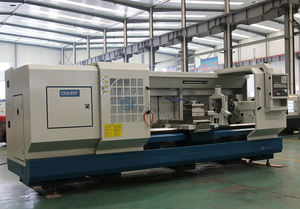 LUZHONG Heavy Duty CK6180F <span class=keywords><strong>Machine</strong></span> de tour CNC horizontale Structure à lit plat GSK Control Prix compétitif pour le traitement des métaux - Product Image 4