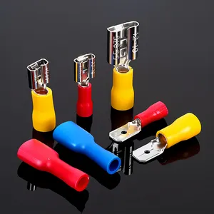 WBO FDFD Wiring Connectors Copper heat shrink butt connectors Cold pressed Full Insulated Crimp Terminals for busbar