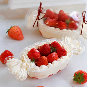 Caja de Regalo <span class=keywords><strong>para</strong></span> Dulces de Fiesta, Caja de Plástico Transparente con Forma de Pastel <span class=keywords><strong>para</strong></span> Frutas y Pasteles, <span class=keywords><strong>para</strong></span> Niños - Product Image 2